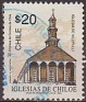 Chile - 1993 - Architecture - 20 $ - Multicolor - Chile, Architecture - Scott 1053 - Iglesias Chiloe Vilupulli - 0